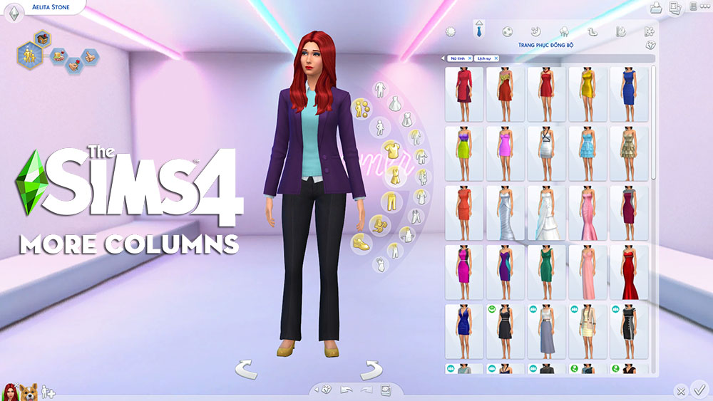 THE SIMS 4 MOD MORE COLUMNS
